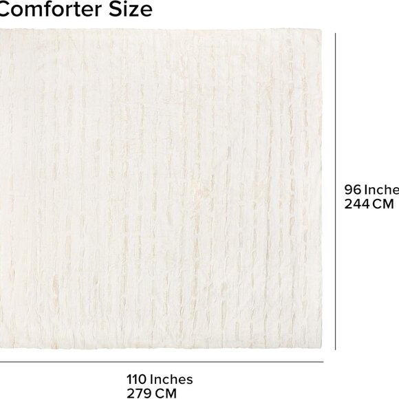 UGG 13712 Alondra King Comforter Set Soft Cozy Bedding Faux Fur - Picture 5 of 8